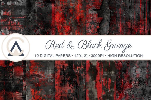 Download Seamless Red Black Grunge Backgrounds - Backgrounds Collection
