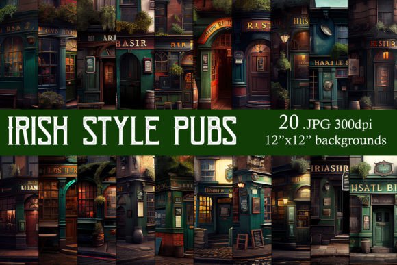Download Irish Style Pubs 12x12 Backgrounds - Backgrounds Collection