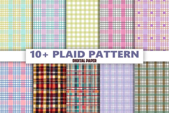 Download Fall Plaid Digital Paper Backgrounds - Backgrounds Collection